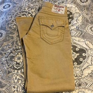 True Religion Mens khaki 32
